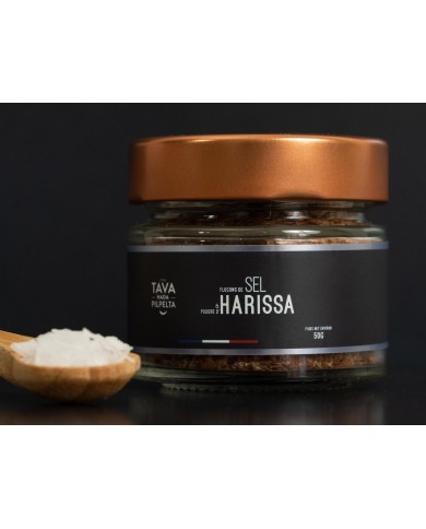 Flocons de sel Maldon à l'harissa 50gr Flocons de sel Maldon à l'harissa 50gr