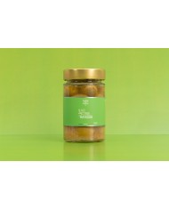 Olives vertes halkidiki au citron et Harissa 100gr