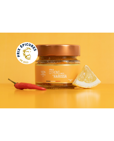 Crème de citrons confits à l'harissa 90gr Crème de citrons confits à l'harissa 90gr